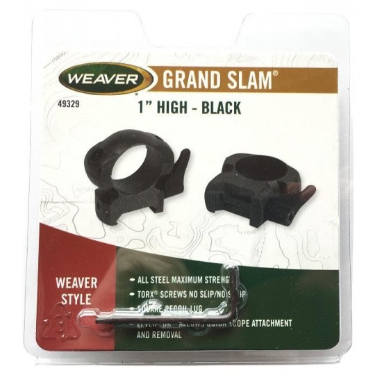 Weaver Grand Slam 1" magas oldható acél weaver szerelék
